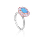 Allure Blue Silver 925 Ring