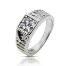 Studded Bridge Silver 925 Ring for kid Baby
