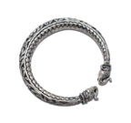 Tribal Twin Elephant Silver 925 Kada