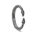 Tribal Twin Elephant Silver 925 Kada