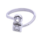 Geometry Silver 925 Toe Ring