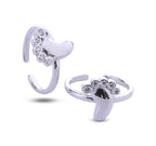 Foot Steps Silver 925 Toe Ring