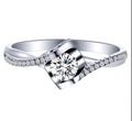 Montel Moissanite Silver 925 Ring