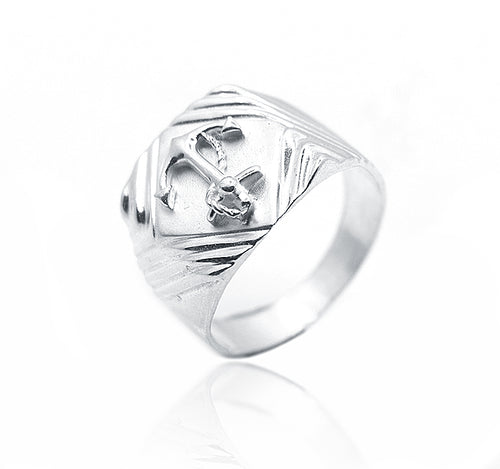 Anchor Silver 925 Ring