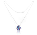 Evil Eye Studded Silver 925 Chain