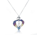 Multi Color Duck Silver 925 Chain
