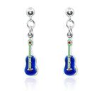 Blue Guitar Silver 925 Earring