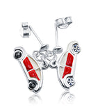 Ladies Tops Silver Car Designe Earring