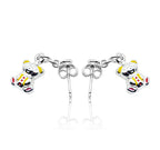 Tessie Bear Silver 925 Earrings