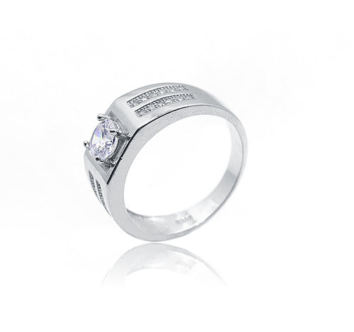 Andrew Studded Silver 925 Ring