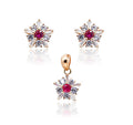 Naina Silver 925 Mini Pandent Set