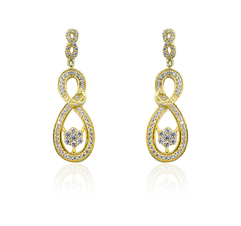 Tishya Silver 925 Dangler Earrings