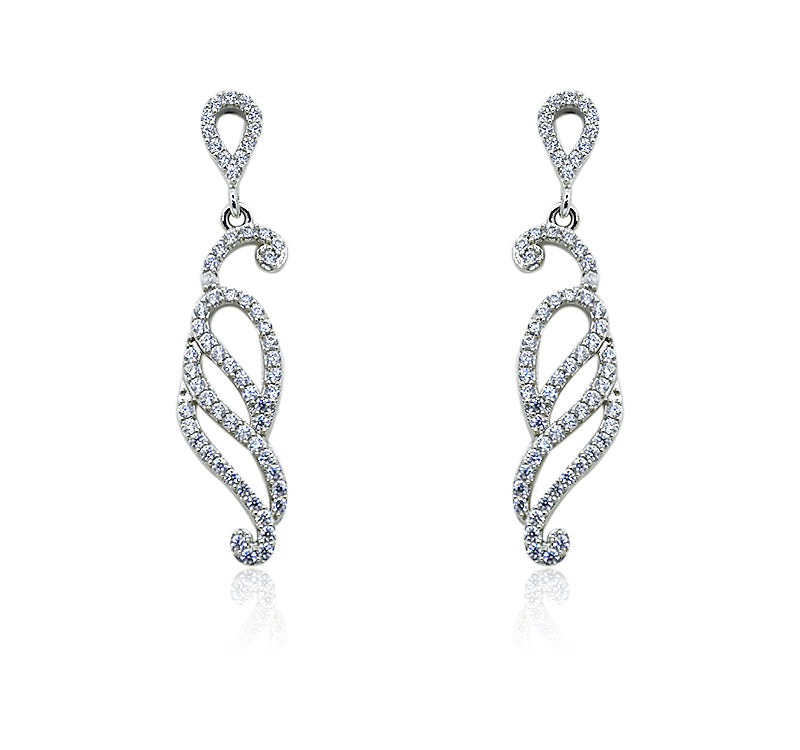 Prakshi Silver 925 Dangler Earrings