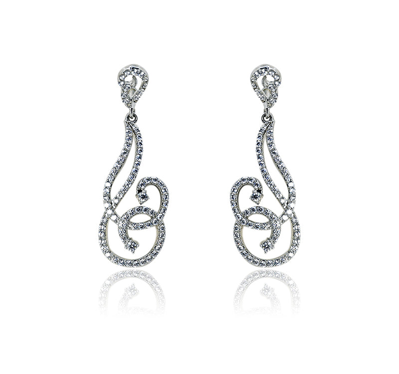 Arushi Silver 925 Dangler Earring