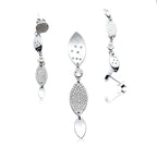 Cleome Silver 925 Mini Pandent Set