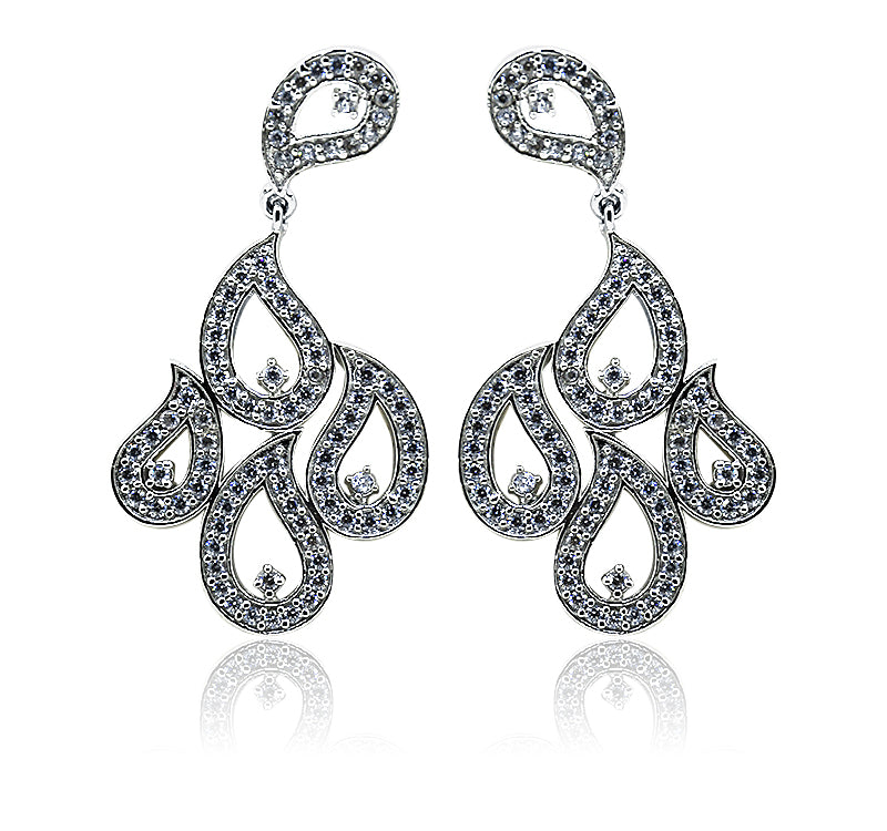Pinaz Silver 925 Danglers Earrings