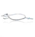 Blue Cross Silver 925 Bracelets