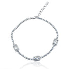 Leila Square Silver 925 Bracelets