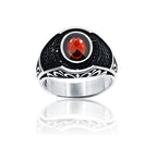 Fantasy Red Silver 925 Ring