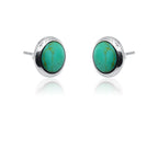 Aashni Turquoise Green Silver 925 Earring