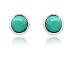 Aashni Turquoise Green Silver 925 Earring