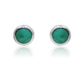 Garima Turquoise Green Silver 925 Studs