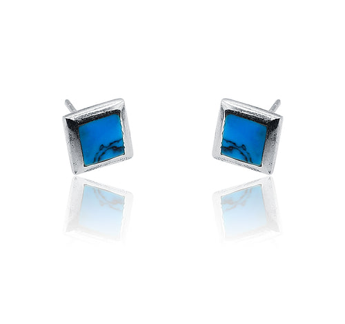 Ahaana Turquoise Silver 925 Earring