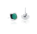 Anvi Turquoise Green Silver 925 Studs