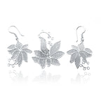 Lace Lotus Silver 925 Mini Pandent Set