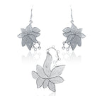Lace Lotus Silver 925 Mini Pandent Set
