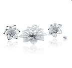 Lace Lily Silver Mini Pandent  Set