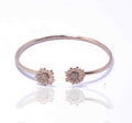 925 Open Kada Flower Designe