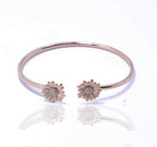 925 Open Kada Flower Designe