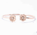 925 Open Kada Flower Designe