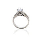 Evie White Silver 925 Ring
