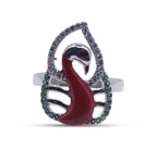 Anaya Peacock Silver 925 Ring