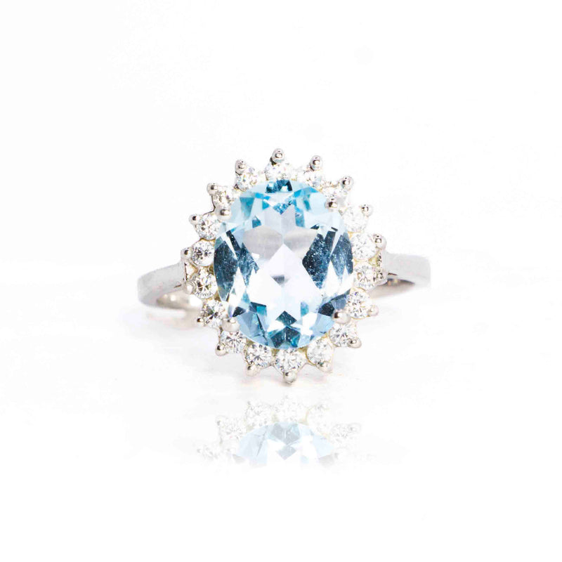 Blue Lagoon Silver 925 Ring