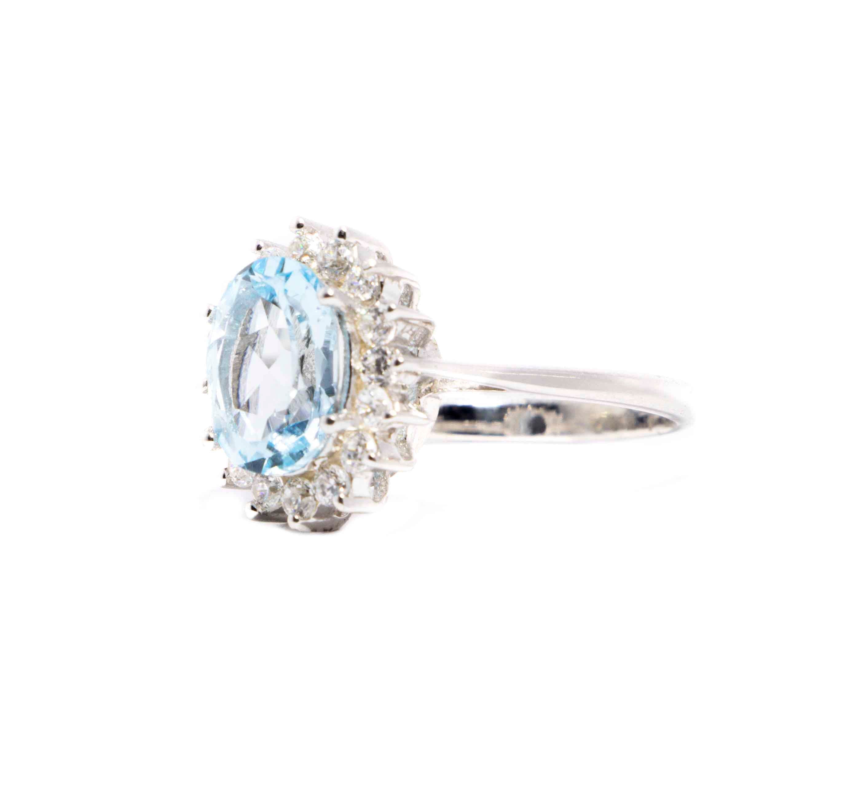 Rory Blue Silver 925 Ring