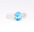 Sky Blue Stone Silver 925 Ring