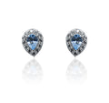 Julie Blue Silver 925 Earrings