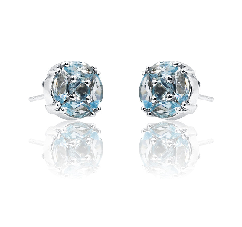 Naomi Blue Silver 925 Studs