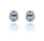 Margaret Blue Silver 925 Studs