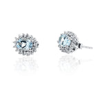 Margaret Blue Silver 925 Studs