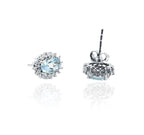 Margaret Blue Silver 925 Studs