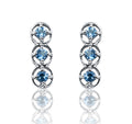 Brielle Blue Silver 925 Earring