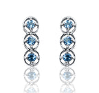 Brielle Blue Silver 925 Earring
