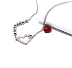 Cute Heart Silver 925 Anklet
