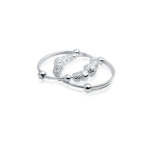 Baby Motti Silver Kada Silver 999