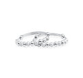 Baby Silver 999 Beads Kada Pair