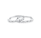 Baby Silver 999 Beads Kada Pair